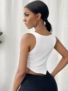 Chiquease Draped Front Tank Top