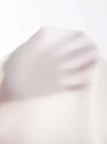 SHEIN Privé Spring Break Solid Asymmetrical Neck Puff Sleeve White Blouse - White - View 6