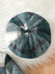 Toddler Girls Plaid Print Jacket - Multicolor - View 3