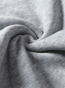 Manfinity Men Cartoon And Letter Graphic Joggers - Light Grey - View 6