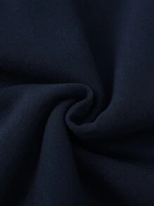 Manfinity 鬆身男裝錨印花保暖襯衫 - 藏蓝色 - 查看 3