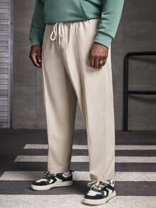 GENTILAND Quần Nam Túi màu trơn Giải trí - Màu be - Xem 3