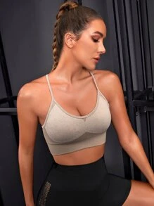 Powerista Two Tone Crisscross Back Sports Bra