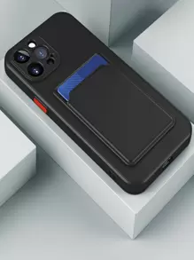 Hadaasi Ốp lưng điện thoại hai màu, chất liệu giả da, siêu mỏng, thời trang, đa năng, chống rơi vỡ, có thể tháo rời, tương thích với Apple 17 Pro/17 Pro Max/17 Air/17, Galaxy S25 Ultra/S25 Plus/S25/S25 Edge/S25 FE, Honor 400/400 Pro/400 Lite - màu đen - Xem 3