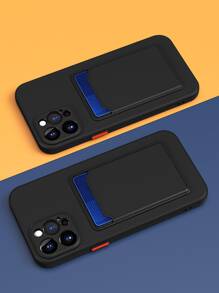 Hadaasi Ốp lưng điện thoại hai màu, chất liệu giả da, siêu mỏng, thời trang, đa năng, chống rơi vỡ, có thể tháo rời, tương thích với Apple 17 Pro/17 Pro Max/17 Air/17, Galaxy S25 Ultra/S25 Plus/S25/S25 Edge/S25 FE, Honor 400/400 Pro/400 Lite - màu đen - Xem 4