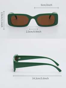 Men Square Frame Sunglasses - Brown - View 4