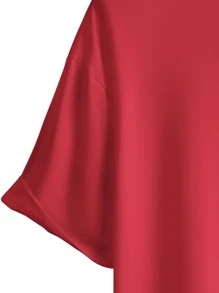 Claim Dot Áo thun & Áo lót Nam Hoạt hình Slogan Đường phố - Đỏ - Xem 8