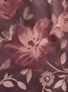 ROMWE Fairycore 印花蕾絲邊吊帶洋裝 - 彩色 - 查看 3