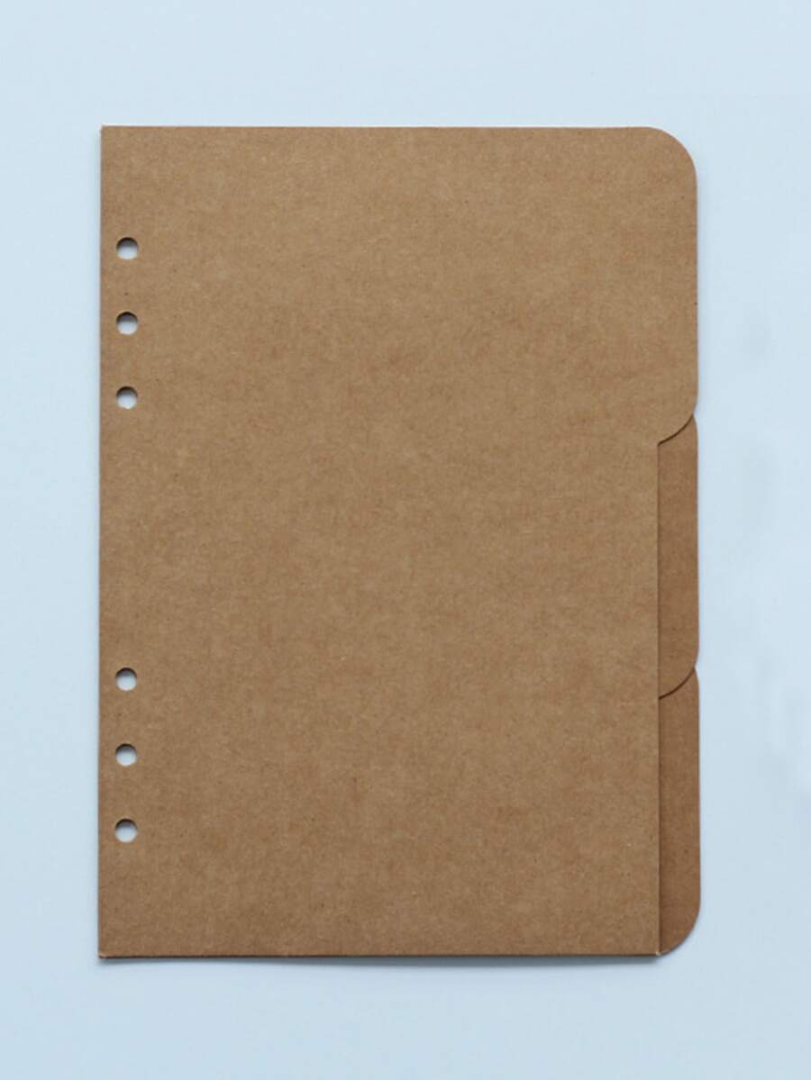 3pcs Solid Binder Index Divider - Brown - View 1
