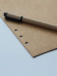 3pcs Solid Binder Index Divider - Brown - View 2