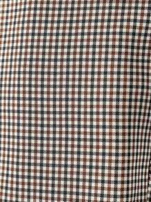 Girls Mock Neck Tee & Gingham Trousers - Multicolor - View 6