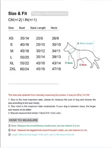 宠物秋季冬季加厚外套 - 紅色 - 查看 5