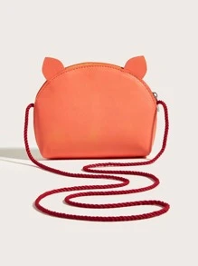 Niñas Bolso bandolera con dibujos animados zorro - Naranja - Ver 5