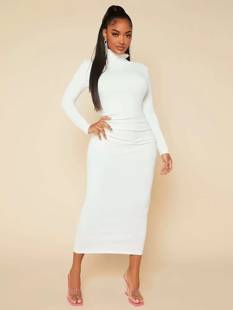shein white ruched dress Buy White Dresses for Women by Shein Online