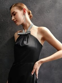 MOTF PREMIUM RHINESTONE EMBELLISHED FORMAL DRESS