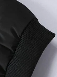 Manfinity Men Cut And Sew Panel Hooded Padded Coat - Multicolor - View 5