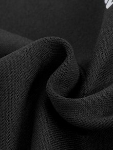 女孩標語和愛心圖案連帽衫