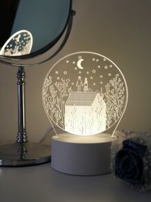 1 pieza Luz de la decoración casa & planta - Amarillo - Ver 4