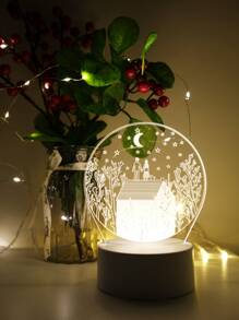 1 pieza Luz de la decoración casa & planta - Amarillo - Ver 5