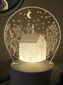 1 pieza Luz de la decoración casa & planta - Amarillo - Ver 6