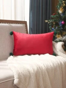 1pc Pom Pom Trang trí nội thất Đệm phủ mà không có chất làm đầy - Nhiều màu - Xem 3