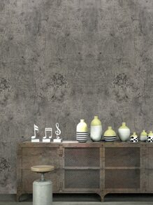 1 hoja pegatina de pelo de textura de cemento - Gris - Ver 3