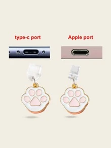 1 x Đầu cắm bụi thiết kế móng vuốt của mèo - Hồng - Xem 3