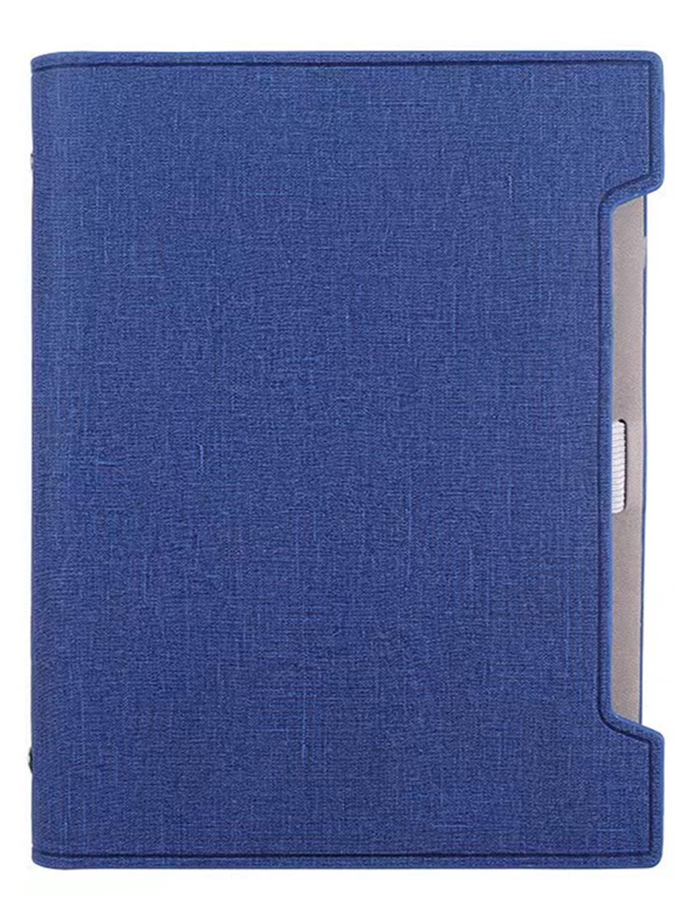 1pc Solid Binder Loose Leaf Journals - Blue - View 1