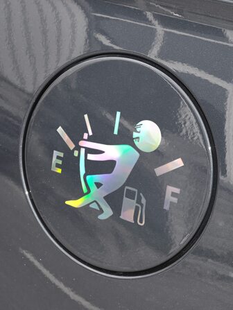 1 Stück personalisierter Aufkleber für Benzintankabdeckung - Kratzer-Schutzfolie, dekorativer Aufkleber, humorvolle Auto-Accessoire, Videospiel-Themen Auto-Aufkleber, Geschenk für Autoliebhaber, Weihnachtsdekoration, Benzintank-Aufkleber, Kraftstoffanzeige-Aufkleber, lustiger Benzintank-Aufkleber, Leer-Tank-Aufkleber, Auto-Aufkleber, Auto-Accessoire