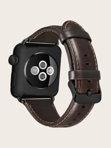 素色錶帶適用於Apple Watch - 咖啡棕 - 查看 1