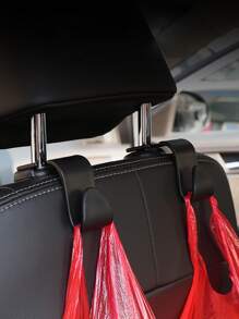 2pcs Car Headrest Storage Hook