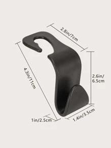 2pcs Car Headrest Storage Hook