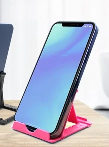 素色可調節桌面手機支架 - 粉色 - 查看 1