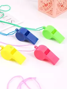 10pcs Mixed Color Party Whistle - Multicolor - View 1