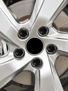 20pcs Set Wheel Lug Nut Covers, Fit For 17mm Tires - Black - View 2