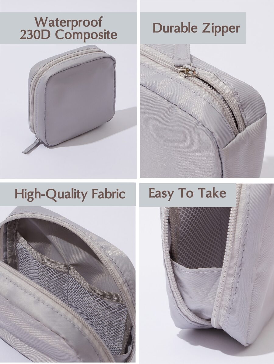 SHEIN Basic living 1pc Sanitary Pads Storage Bag Portable Pouch Large