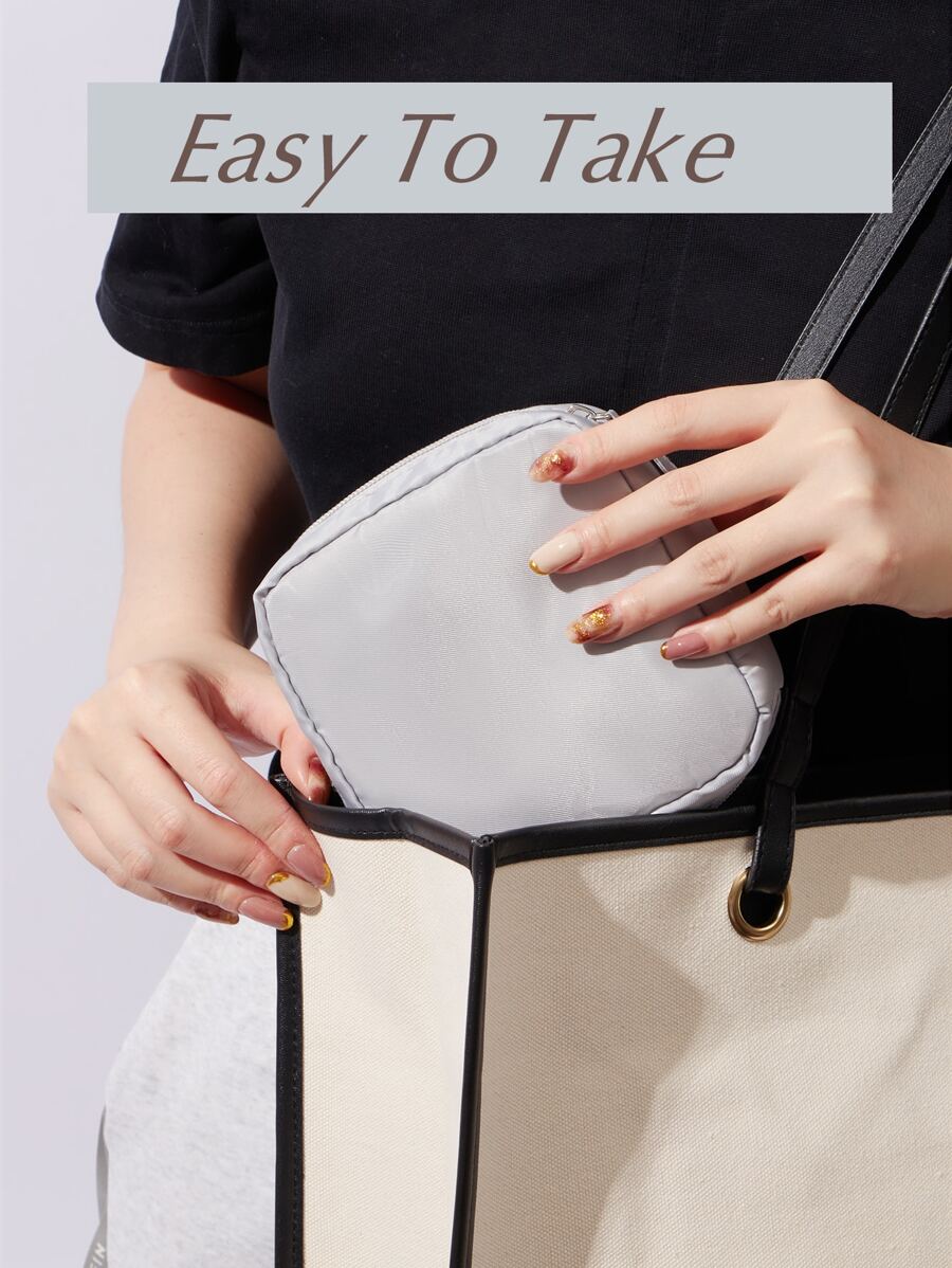 SHEIN Basic living 1pc Sanitary Pads Storage Bag Portable Pouch Large