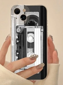 Etui na telefon z nadrukiem kasetowym kompatybilne z iPhone15/15Plus/15Pro/15Promax