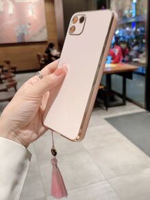 Plain Phone Case With Lanyard - Pink - View 4