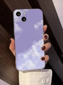 雲朵圖案手機殼 - 彩色 - 查看 1