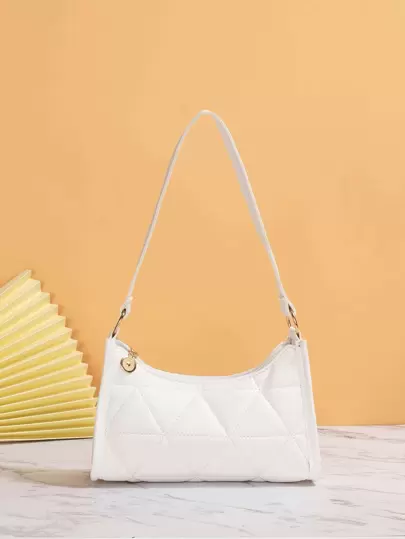 Lightweight,Business Casual Quilted Detail Bag Shoulder Bag,Clutch Bag,Clutch Minimalist,Classic,Funky Leather Small Bag,Square Bag,Star Women,Ladies,Lover-Travel,Work & Office,Prom,Party,Weekend And Holiday,Travel Holiday Essentials For Teen Girls Women College Students,Rookies & White-Collar Workers Perfect For Office,College,Work ,Business,Commute,Outdoors, Travel, Outings , Valentine's Day