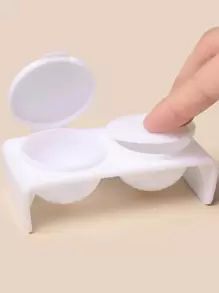 双碗指甲刷清洗杯（1个），美甲用品，美甲工具，美甲艺术工具，返校季，美甲，美甲贴片工具