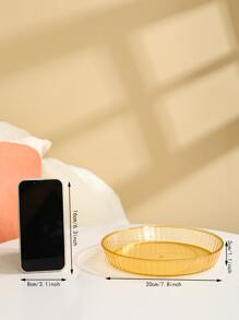 1入組便攜零食託盤 - 香檳色 - 查看 3