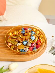 1入組便攜零食託盤 - 香檳色 - 查看 5