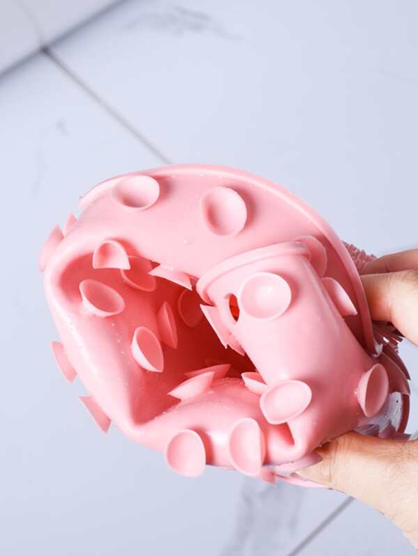 Exfoliating Shower Massage Scraper Bathroom Nonslip Bath Mat Back