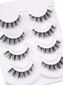 4对分离式假睫毛 - 黑色 - 查看 6