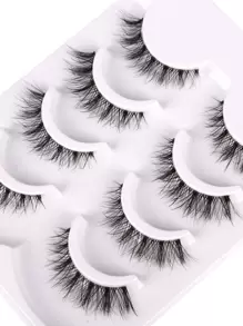 4对分离式假睫毛 - 黑色 - 查看 7