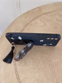 Astronaut Print Phone Case With Phone Holder & Lanyard - Multicolor - View 5