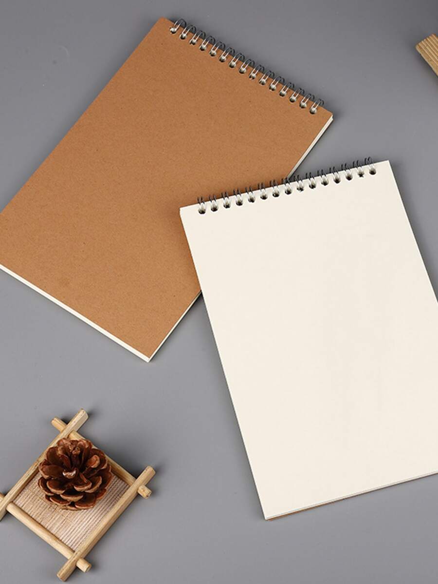 1 cuốn sổ phác thảo màu nước trơn - Nhiều màu - Xem 1