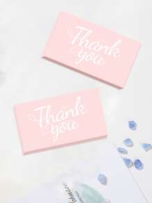 50pcs Letter Graphic Greeting Card - Multicolor - View 2